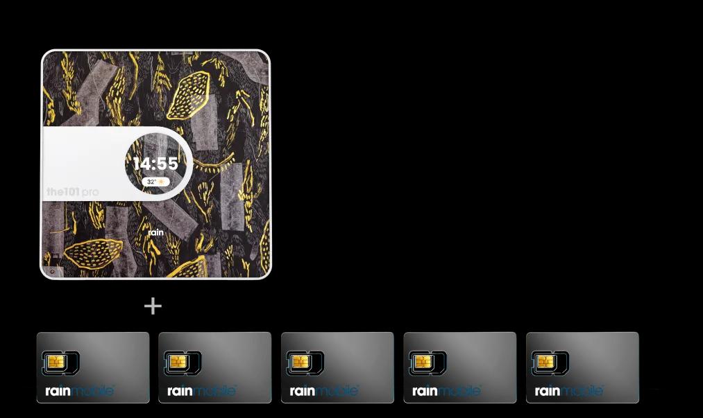 rainone the101 pro 100mbps + 2 sims