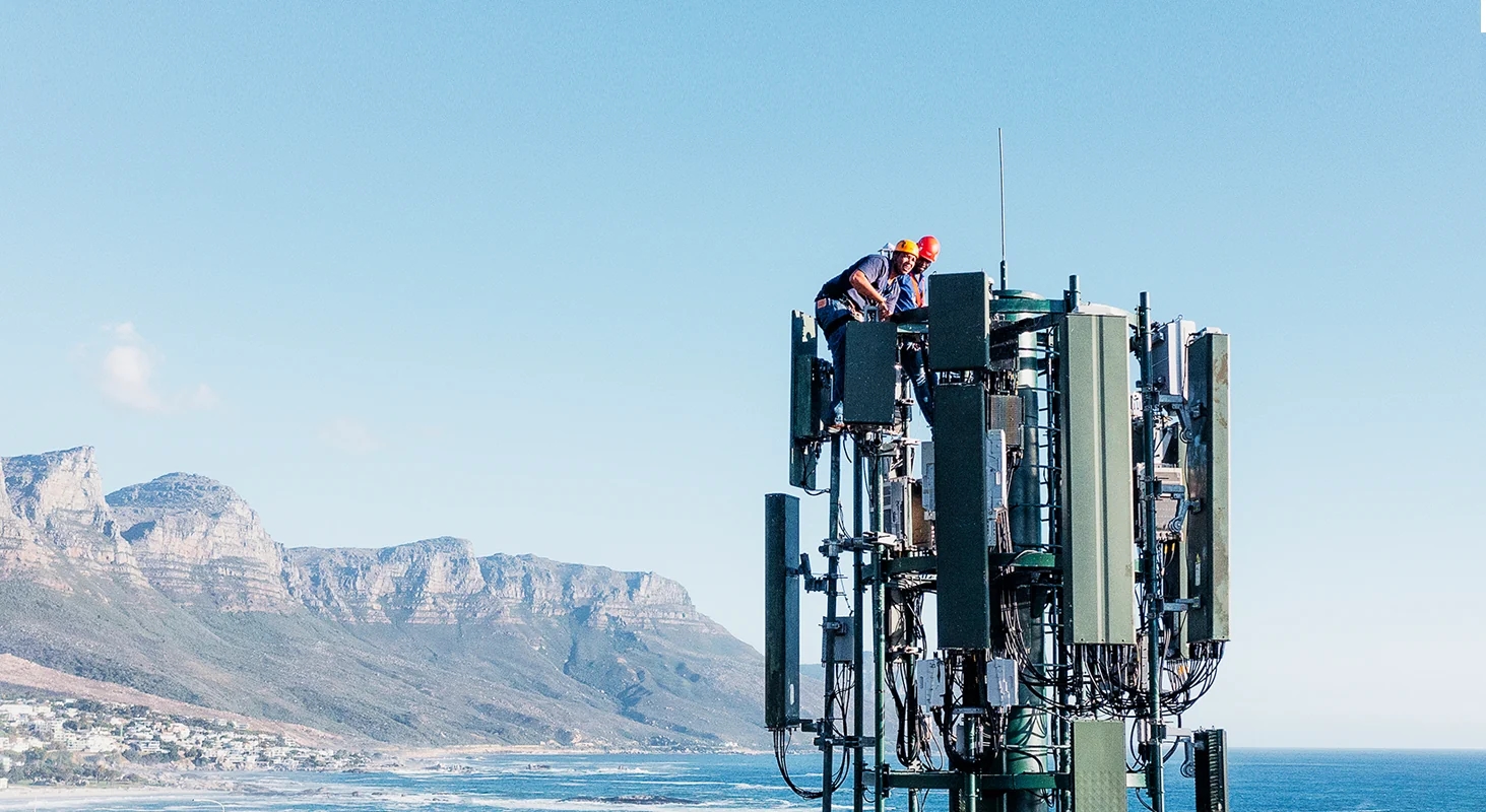 A rain 5G tower