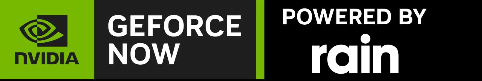 GeForce NOW powered by rain