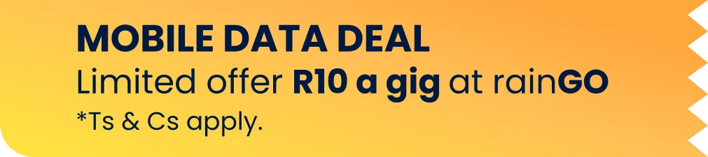 Rain mobile Promo - Terms and Conditions Apply