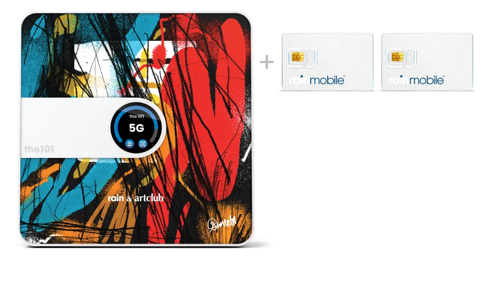 rainone the101 30mbps + 2 sims with Rich Mnisi skin